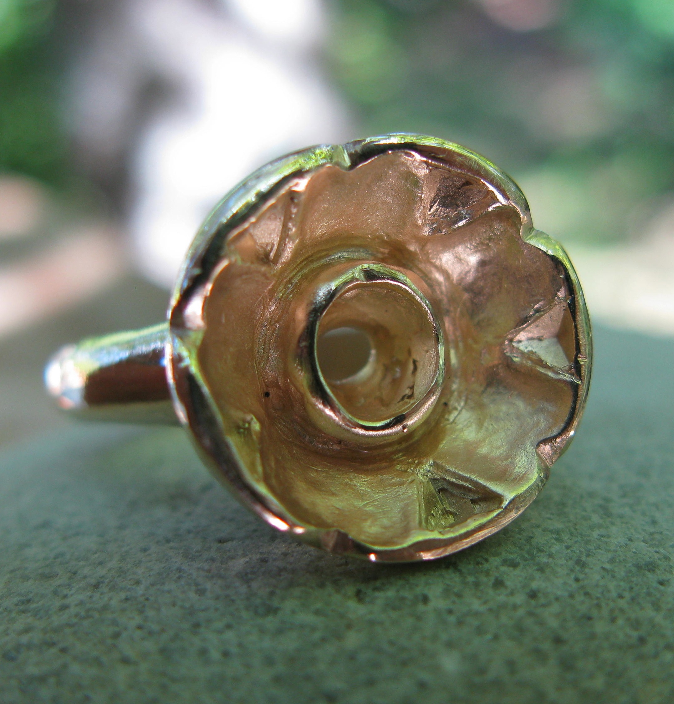 ring cast in gold